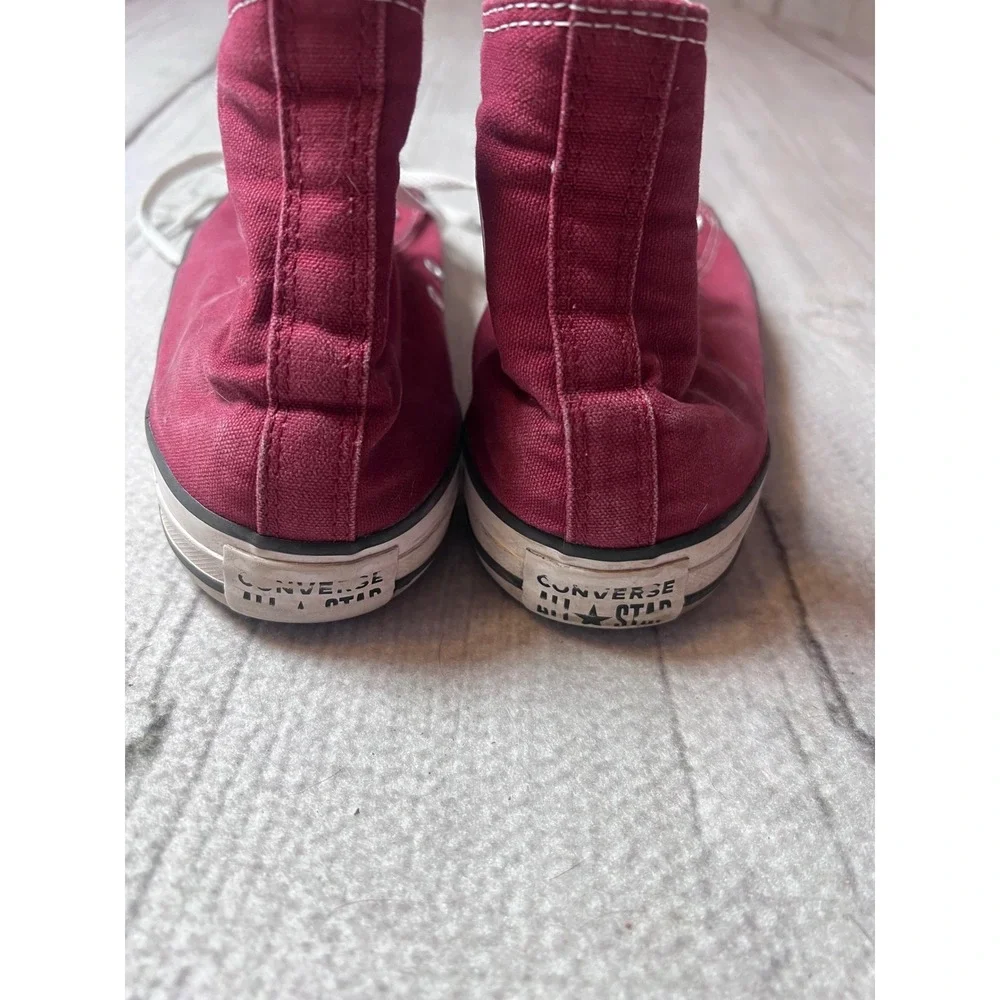 Converse Chuck Taylor All Star High Top Mens‎ 9 Womens 11 Maroon Retro Skater - Picture 4 of 8
